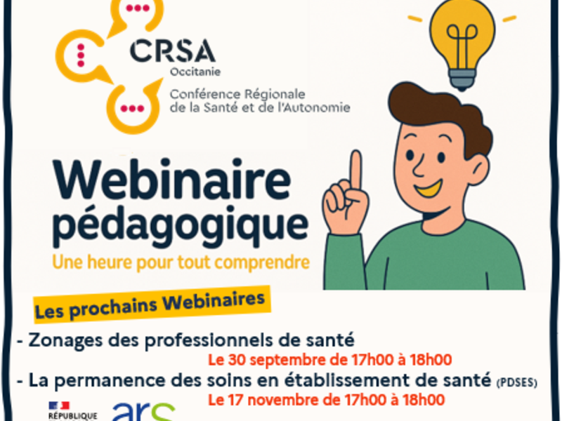 Webinaire pédagogique CRSA